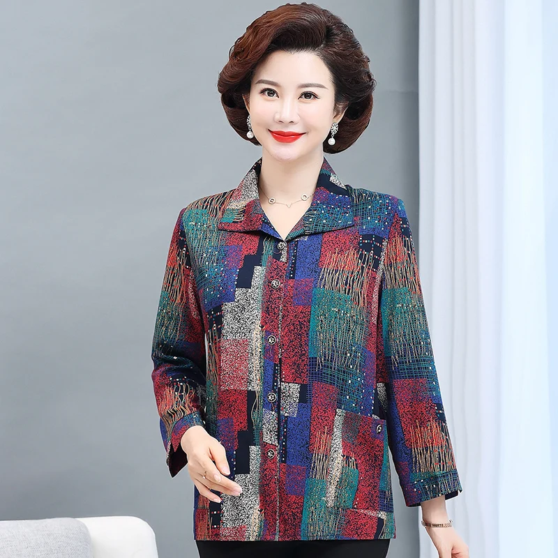 

Elegant Women's Long Sleeve Shirts Summer Ladies Clothes 2023 New Thin Loose Casual Cardigan Woman Blouses Print Tops