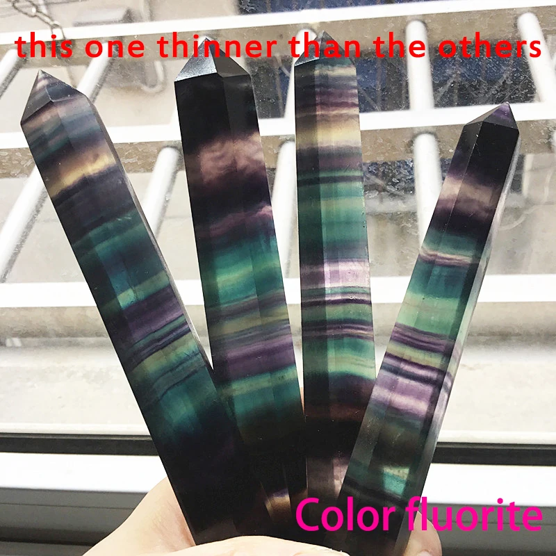 Natural Crystals Obelisk Mineral Point Wand and Stones Healing Amethyst Quartz Polished Column Chakra Room Decor Ore Crafts 1PC