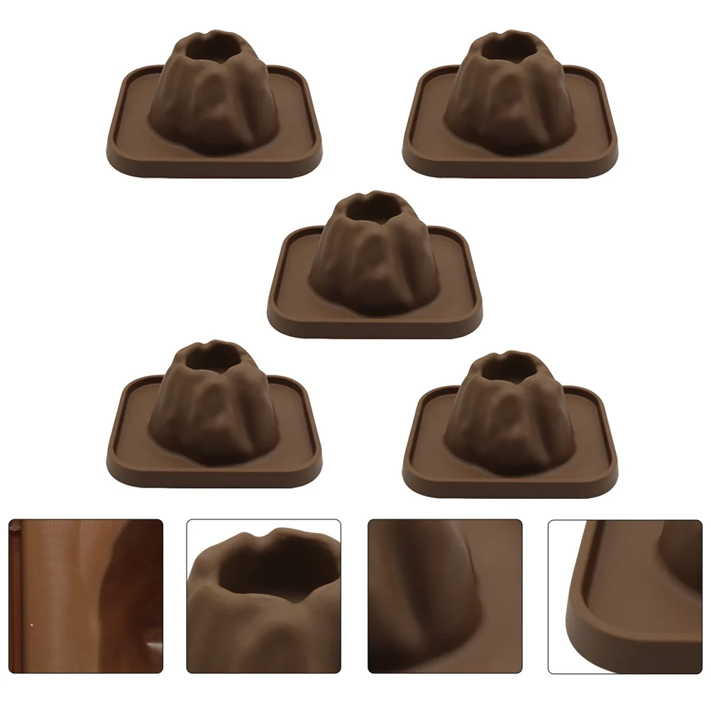 

5pcs Vivid Volcano Eruption Model Safe Interesting Demonstration Model Volcano Eruption Model