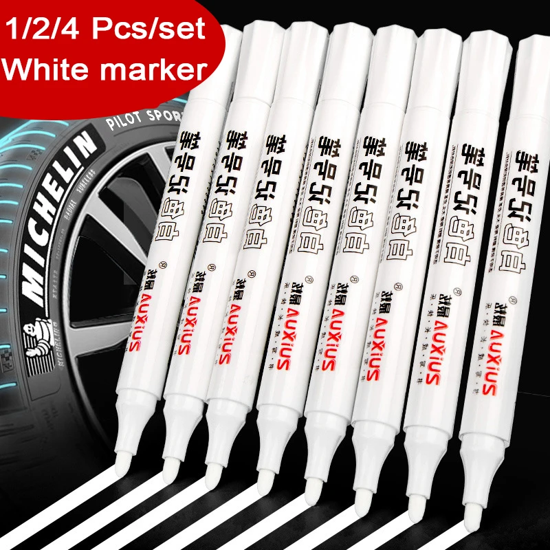 

1/2/4 шт., белые маркеры 2,0 мм