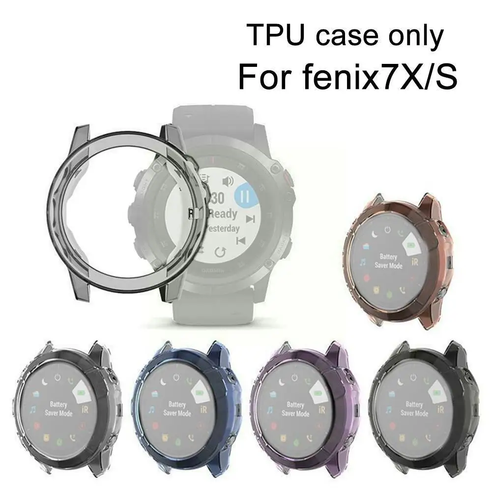 

1pcs Tpu Ultra Thin Protector Cover For 7 7s 7x Watch Screen Frame Watches Accesso G3j5