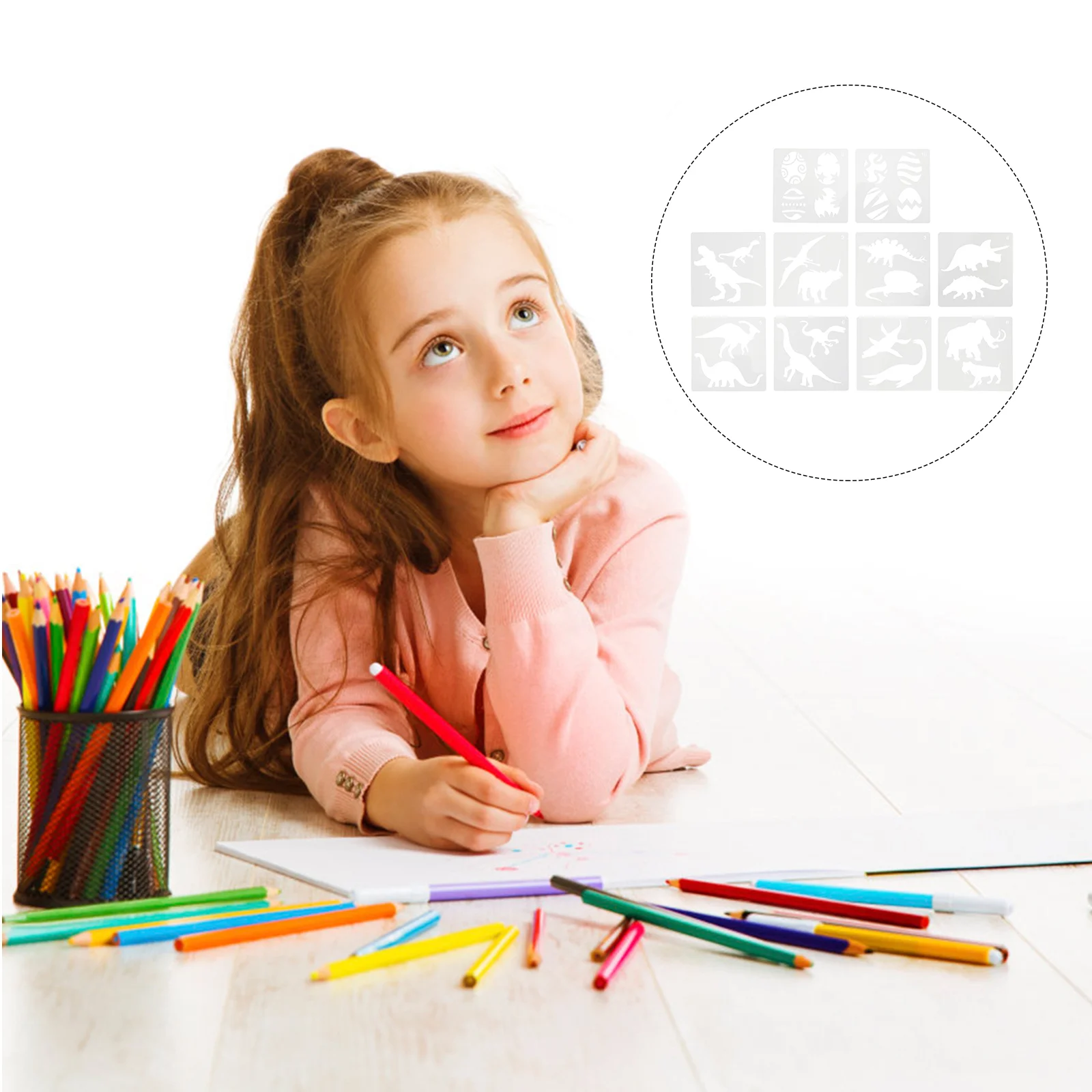 

10PCS Drawing Painting Spraying Stencil Creative Painting Template