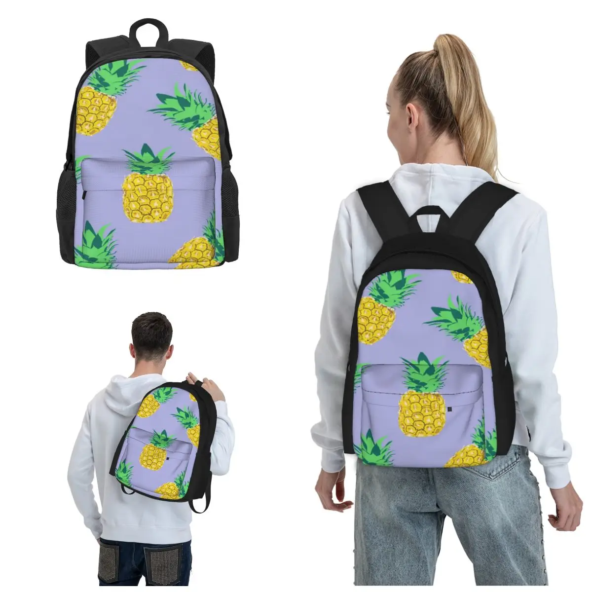 

Pineapple Avocado Step Out In Style With Our Fashion-Forward And Functional Backpacks School Backpack Teens Bookbag Lightweight