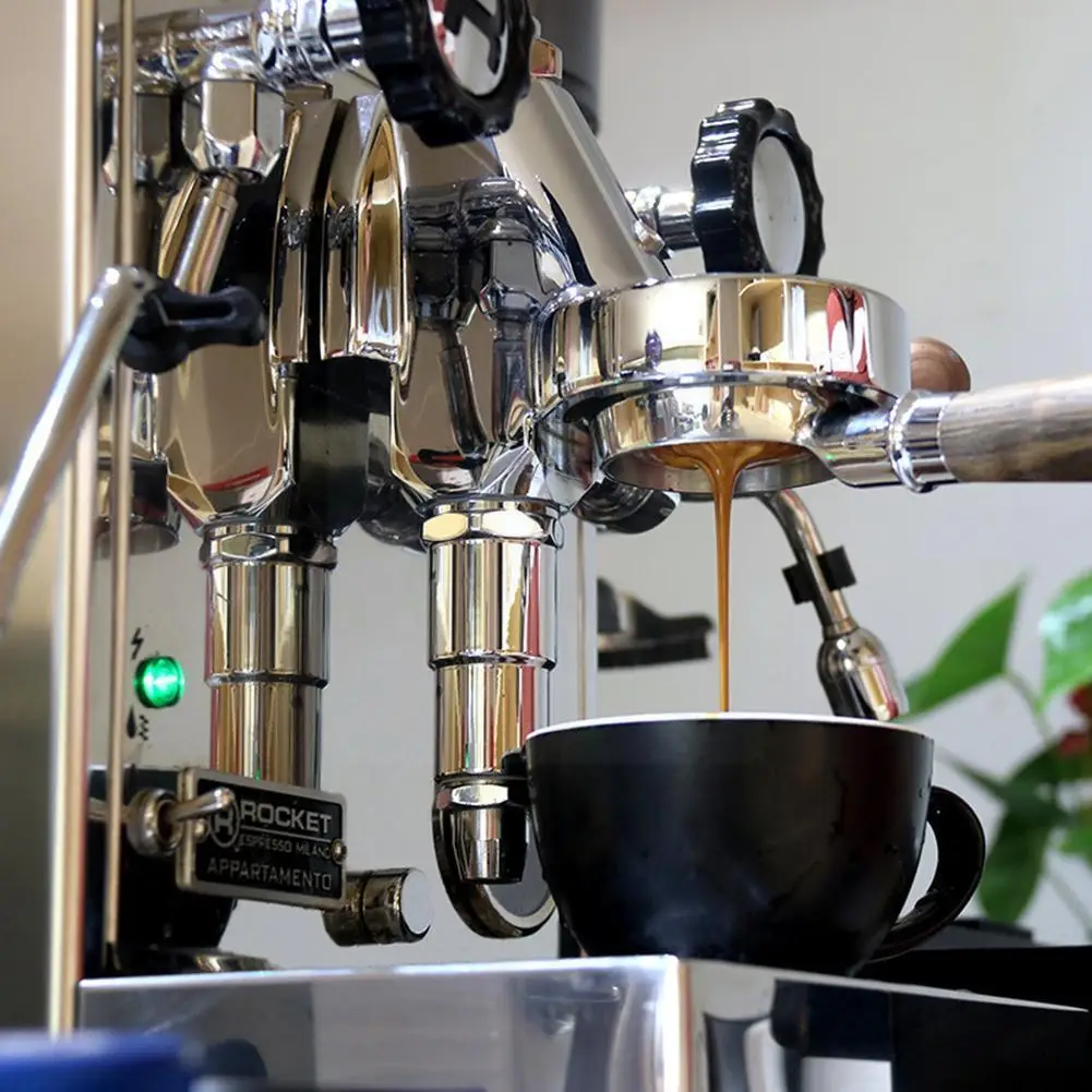 

58mm Coffee Bottomless Filter Basket Replacement Espresso Machine Accessories Convenient Coffee Tool For Home Office Coffee D1b7