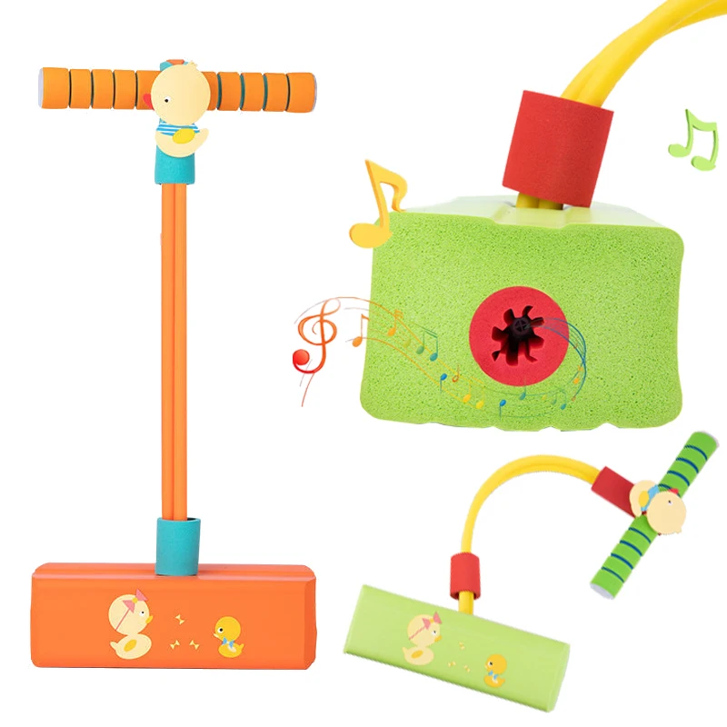 

Kids Sports Games Toy Pogo Stick Jumper Indoor Outdoor Playset Frog Jump Pole for Boy Girl Fun Fitness Equipment Sensory Toys