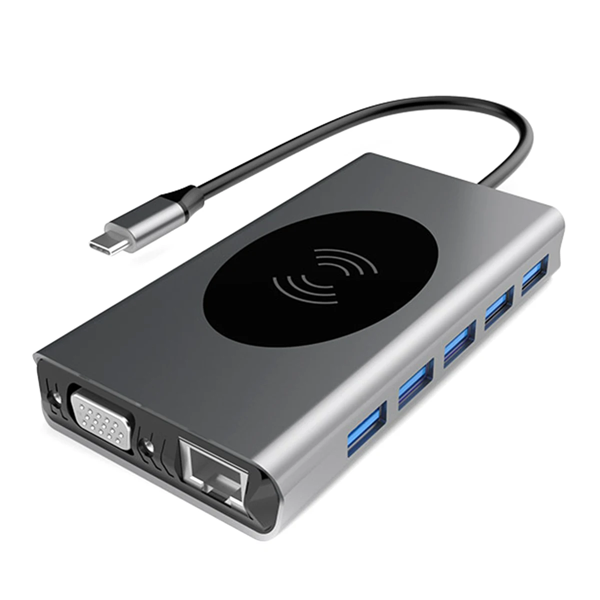 

Док-станция 13 в 1, совместимая с USB 3,0, RJ45, HDMI