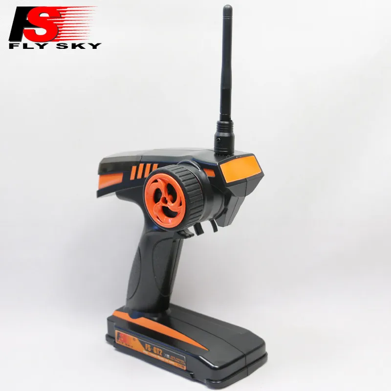 Фото Радиопередатчик FlySky FS-GT2 2CH 2.4G с рукояткой-пистолетом и приемником GR3E для радиоуправляемых машин и лодок №4