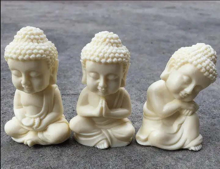 Маленькие деревянные украшения в виде фруктов слоновой кости |