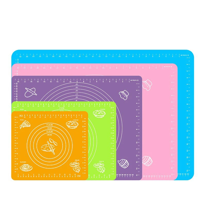 

Silicone Dough Rolling Mat Kitchen Accessory Press Dough Noodles Bread Accessories Silicone Molds For Baking Molds For Resin