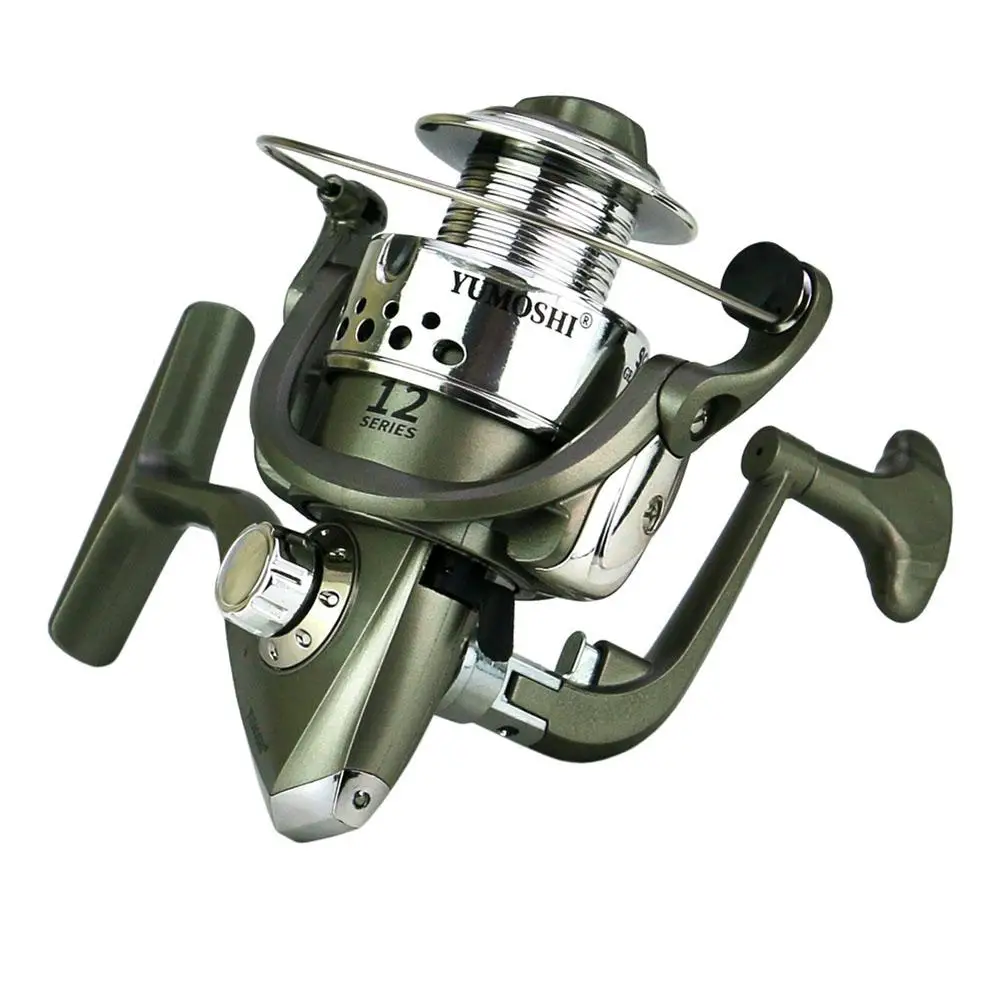 

1pc Lure Fishing Reel 5.5:1 Gear Ratio Max Drag 10kg Ergonomic Design Sc1000-7000# For Freshwater Saltwater Drop shipping
