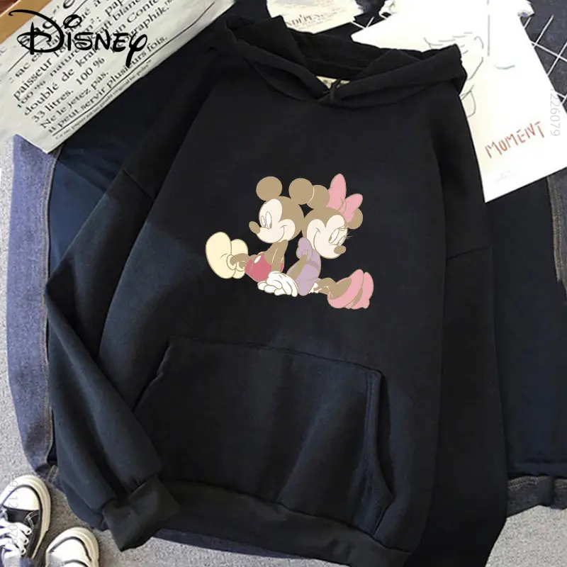 

Cartoon Mickey Funny Disney Hoodies Sweatshirt Women Hoodies Kawaii Mickey Graphic Streetwear Unisex Tops Sweatshirts Female