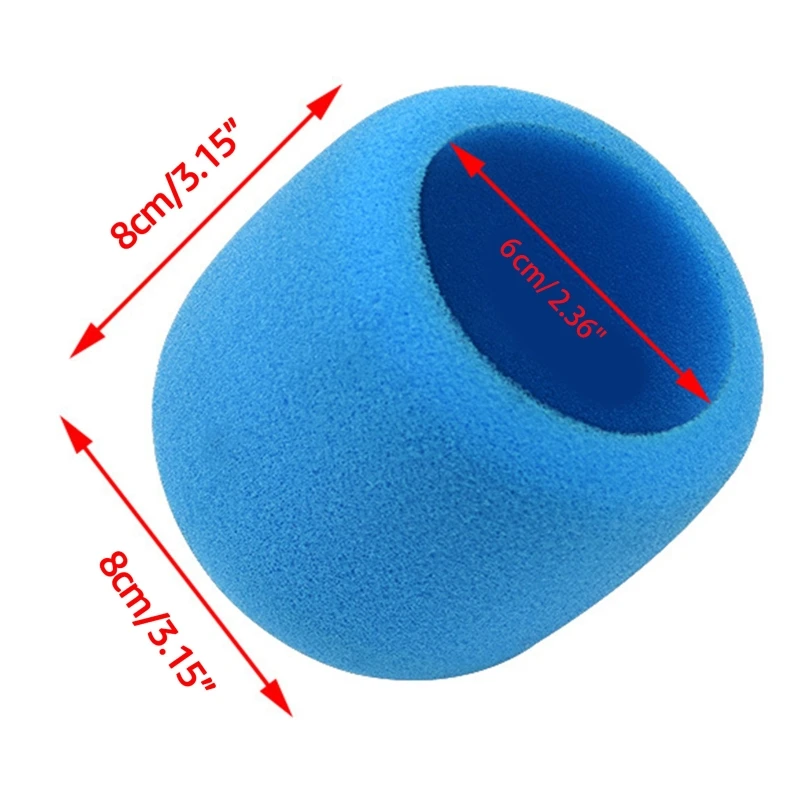 Съемные чехлы для микрофонов. Ручные пенопластовые крышки. Чистые микрофонов на