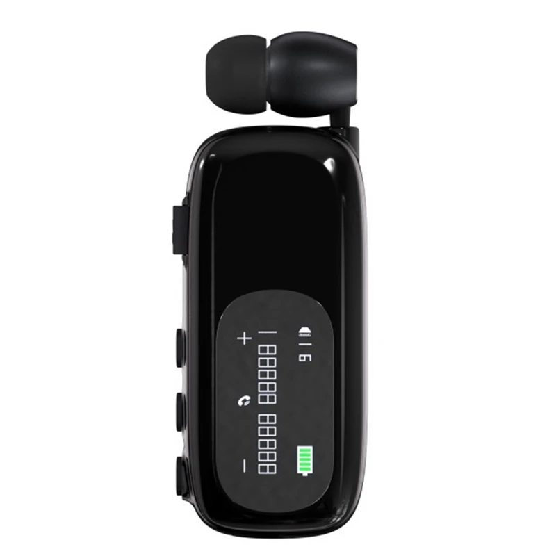 Новые бизнес-наушники с клипсой громкая связь Bluetooth V5.4 ЖК-дисплей беспроводная