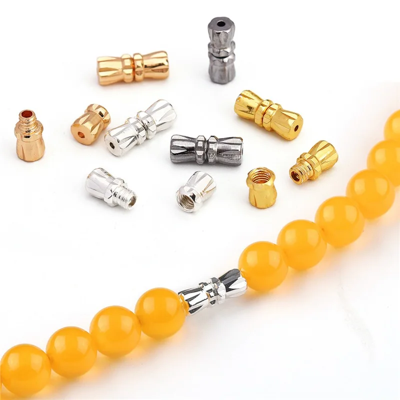 

10 pcs Butterfly Turnbuckle Homemade Beaded Necklace Bracelet Connector Buckle Peanut Buckle for DIY Jewelry Making Accessories