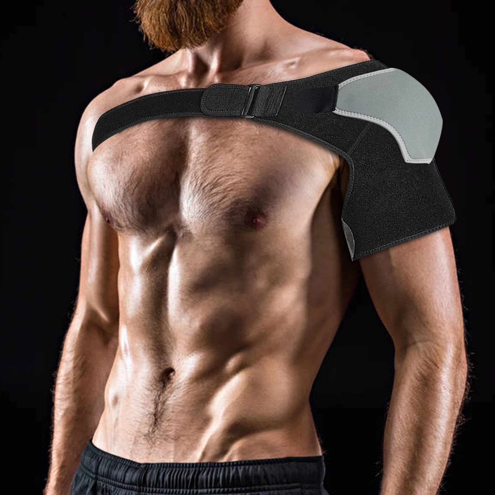 

Дышащий поддерживающий фиксатор для плеч, накладки на плечи для мужчин и женщин, расслабляющая поддержка плеч