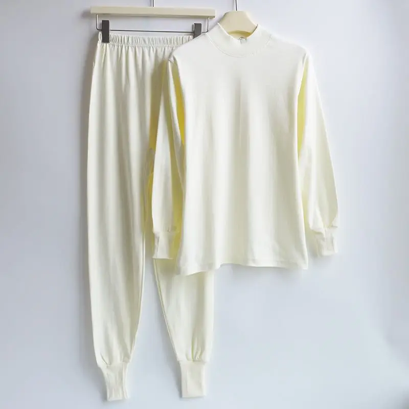 Женский теплый плотный свитер с длинным рукавом из хлопка на осень и зиму нижнее