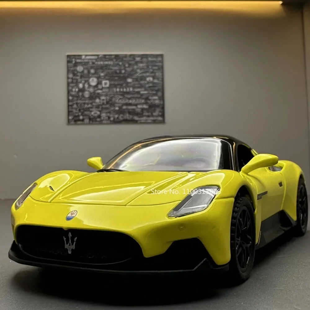 Maserati MC20 Литая Под Давлением Модель Автомобиля Масштаб 1/32 Металлический Корпус Со