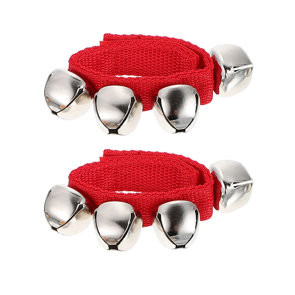 

Bells Bell Wrist Kidsjingle Partybracelets Band Percussion Hand Toys Baby Handbells Christmas Shaker Shaking Instrument Musical