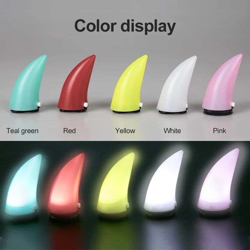 Универсальный мотоциклетный шлем светящийся рог дьявола спортивные рога на