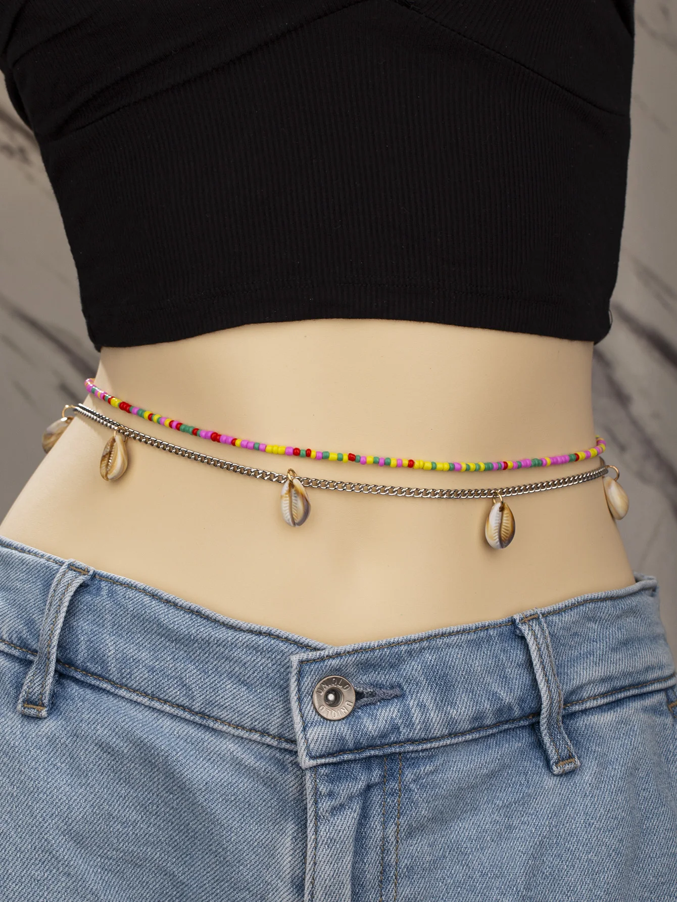 2 шт. разноцветные стеклянные Украшенные бисером фотообои с кулоном в виде