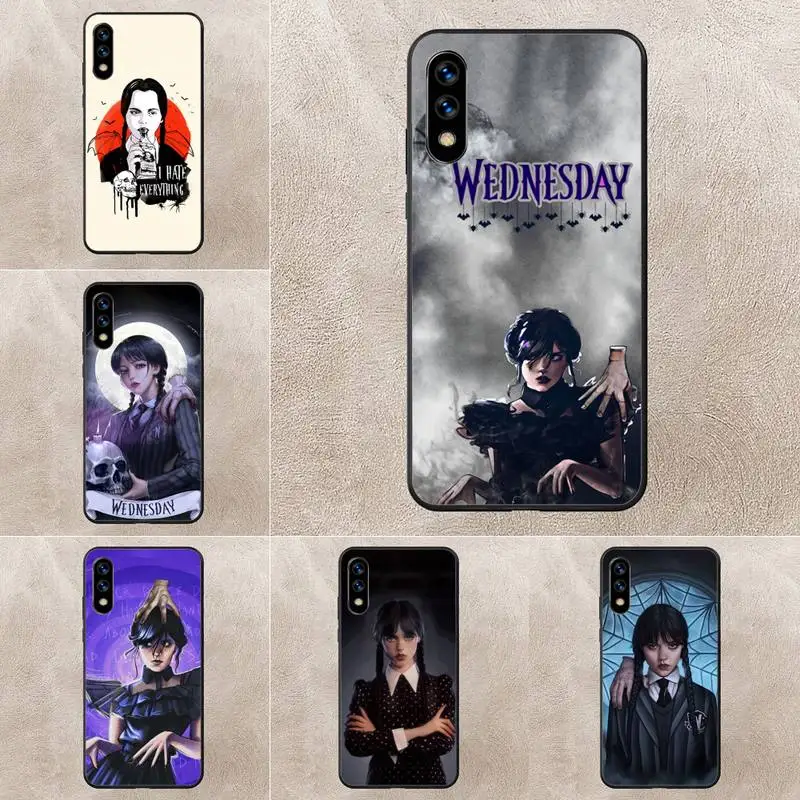

Wednesday Addams Family Tv Show Phone Case For Huawei G7 G8 P7 P8 P9 P10 P20 P30 Lite Mini Pro P Smart Plus Cove Fundas