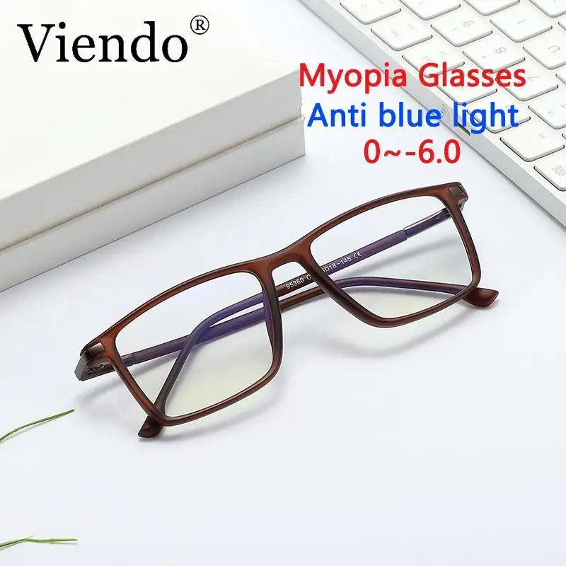 

Eyeglasses Men Glasses Frame Anti Blue Light Men's Sight Eyewear Myopia Computer Prescription Blocking Optical Lenses Apparel