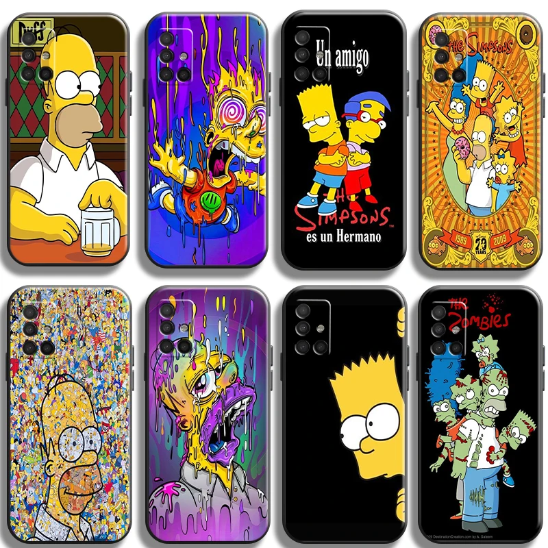 

The Simpsons Phone Cases For Samsung S20 FE S20 S8 Plus S9 Plus S10 S10E S10 Lite M11 M12 S21 Ultra Luxury Ultra Carcasa TPU