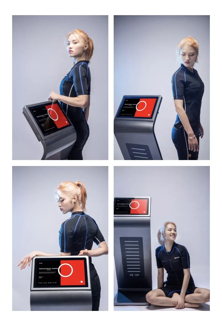 Sbody новый дизайн ems Электростимуляция фитнес-устройство беспроводной мышечный