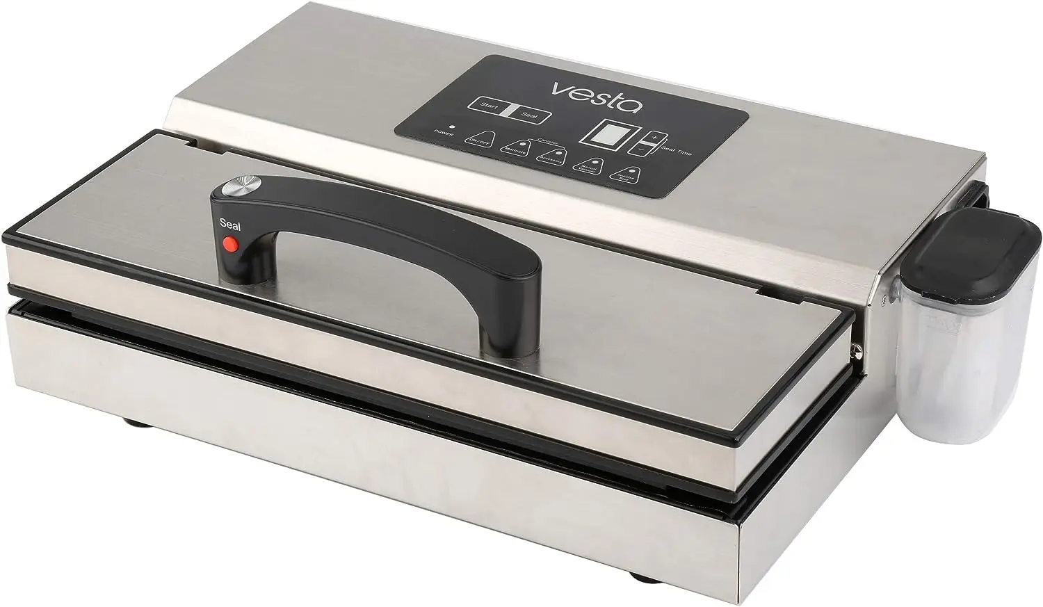 

Vacuum Sealer by Vesta Precision - n Pro II | Fast Sealing | Built-in Pressure Sensor for Automatic Sealing | Extends Food Fre