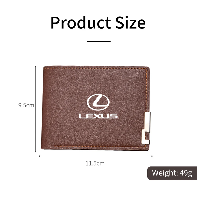 Мужской короткий кошелек для карт и монет для Lexus IS250 IS200 CT200h GS300 LS430 RX450h LX570 IS300 ES RX LS (art.: 3920db2b08bd7) - 3920db2b08bd7