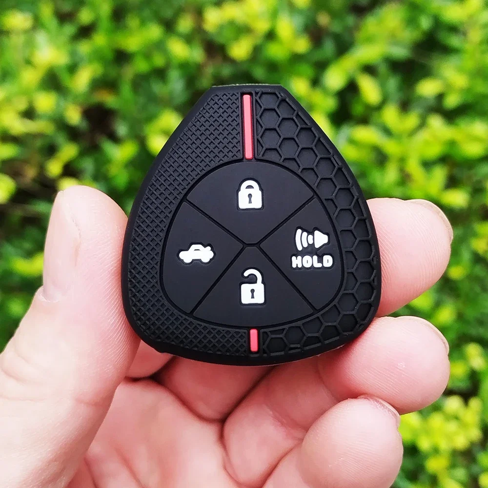 4-кнопочный брелок для ключей чехол автомобиля Toyota Camry Reiz Yaris Vitz Vios Rav4 Ractis Auris HiLux