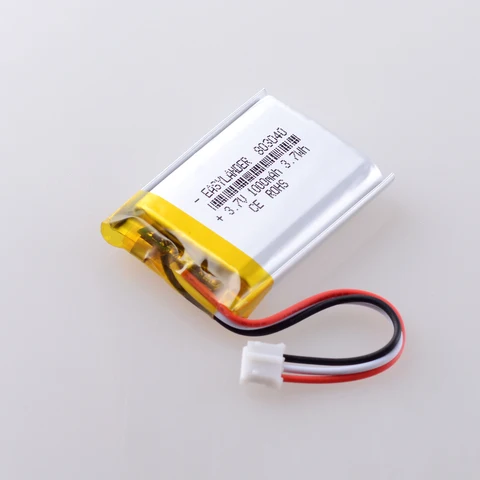 1000 мАч 3,7 В 803040   Литий-литий-полимерная аккумуляторная батарея для DVR GPS Bluetooth-динамика