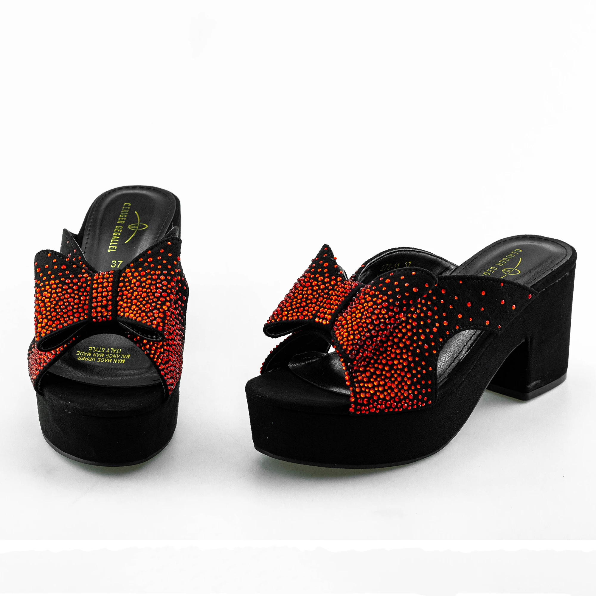 2022 Chunky Platform Heels for Women Wedding Party Dress Shoes Female Footwear Fashion Mules Office Comfy Square Heel Sandals