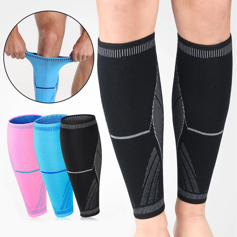 

New Pressure Sleeves Leg Sleeve Cover Socks Leg Support Sports Safety Calf Compress Sleeves Sport Running Breathe Professional