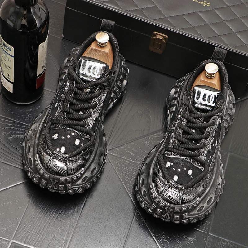 Новое поступление мужская модная повседневная парусиновая обувь для папы