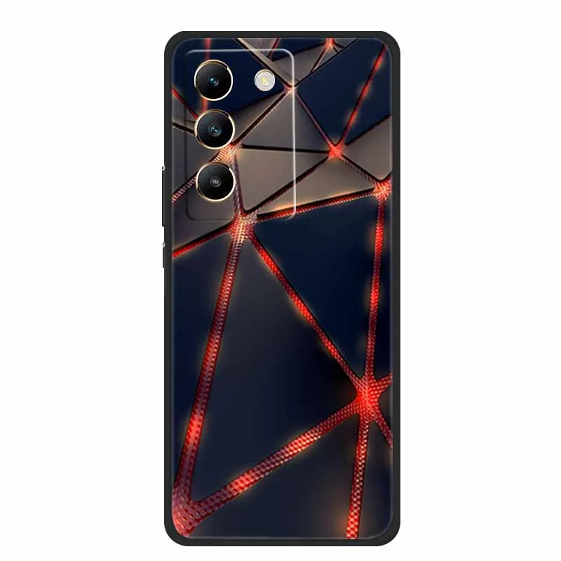 Чехол для телефона Vivo V30 SE 5G V30SE черный силиконовый мягкий чехол Y100 4G 6 67 &quotCoque