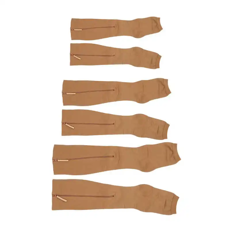 

Компрессионные носки на молнии Эффективно Снимают давление 1 пара компрессионных чулок для тяжелой физической работы для офисных работник...