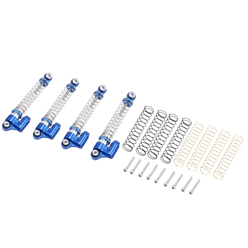 

43MM Shock Absorber Aluminum Threaded Tele Damper Upgrade For 1/24 RC Car Axial SCX24 AXI90081 Gladiator Micro-Type Crawler