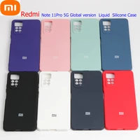 original red mi note 11 pro 4g global cover case for xiaomi redmi note 11 pro 5g global original liquid silicone case