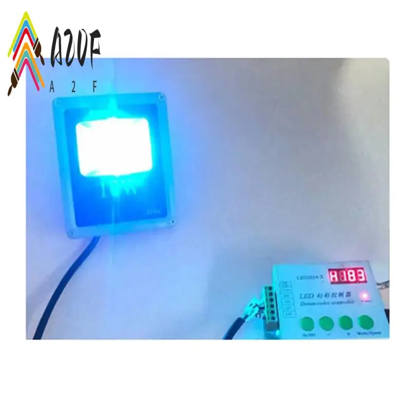 Фото A20F-Addressable UCS2904 12 Вт RGBW Светодиодный модуль высокой мощности Пиксельный светильник DC12V Вход RGBW Цифровой светодиодный светильник для прожекторов №1