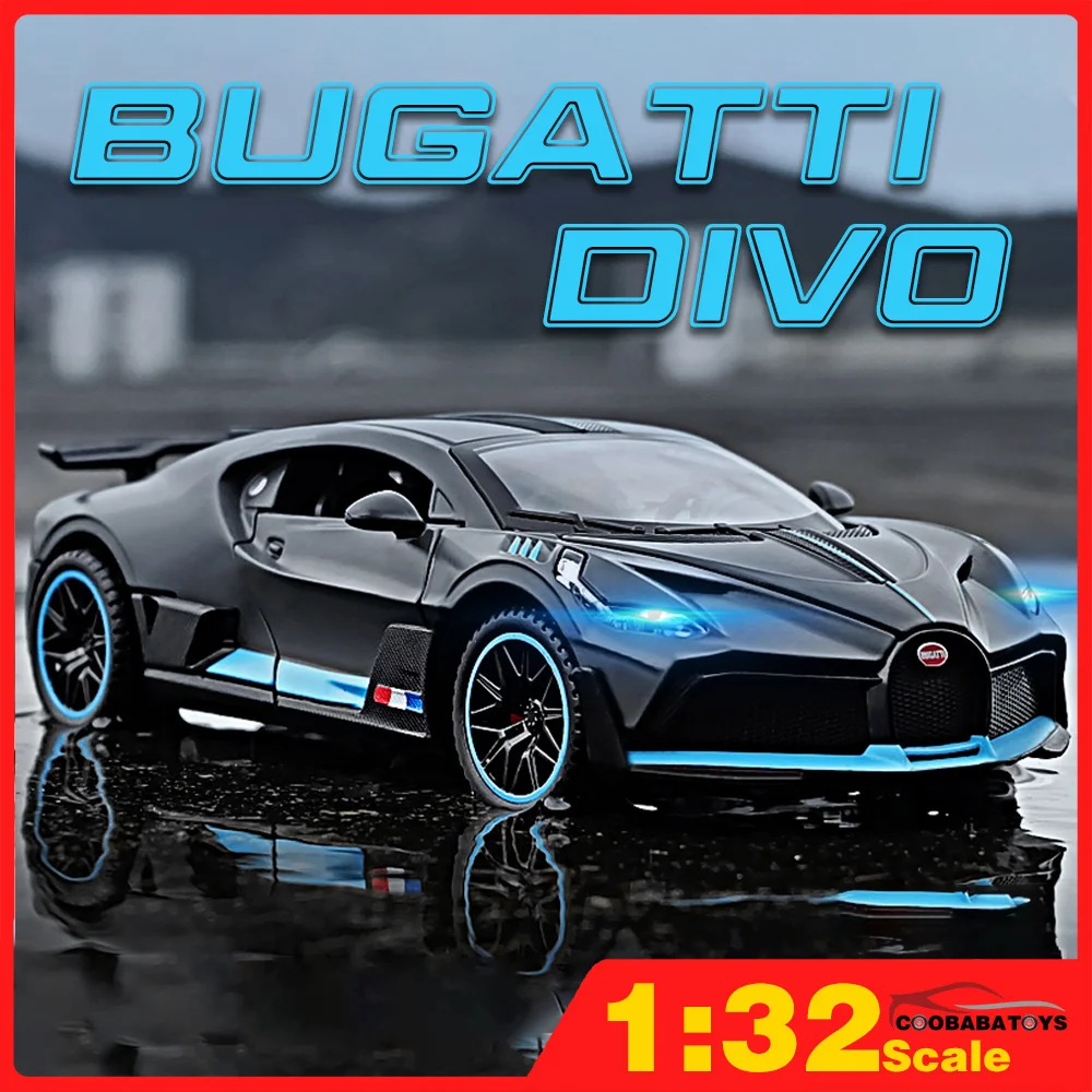 

Scale 1:32 Bugatti Divo Chiron Supercar Metal Diecast Alloy Toys Cars Models Trucks For Boys Children Kids Vehicles Collection