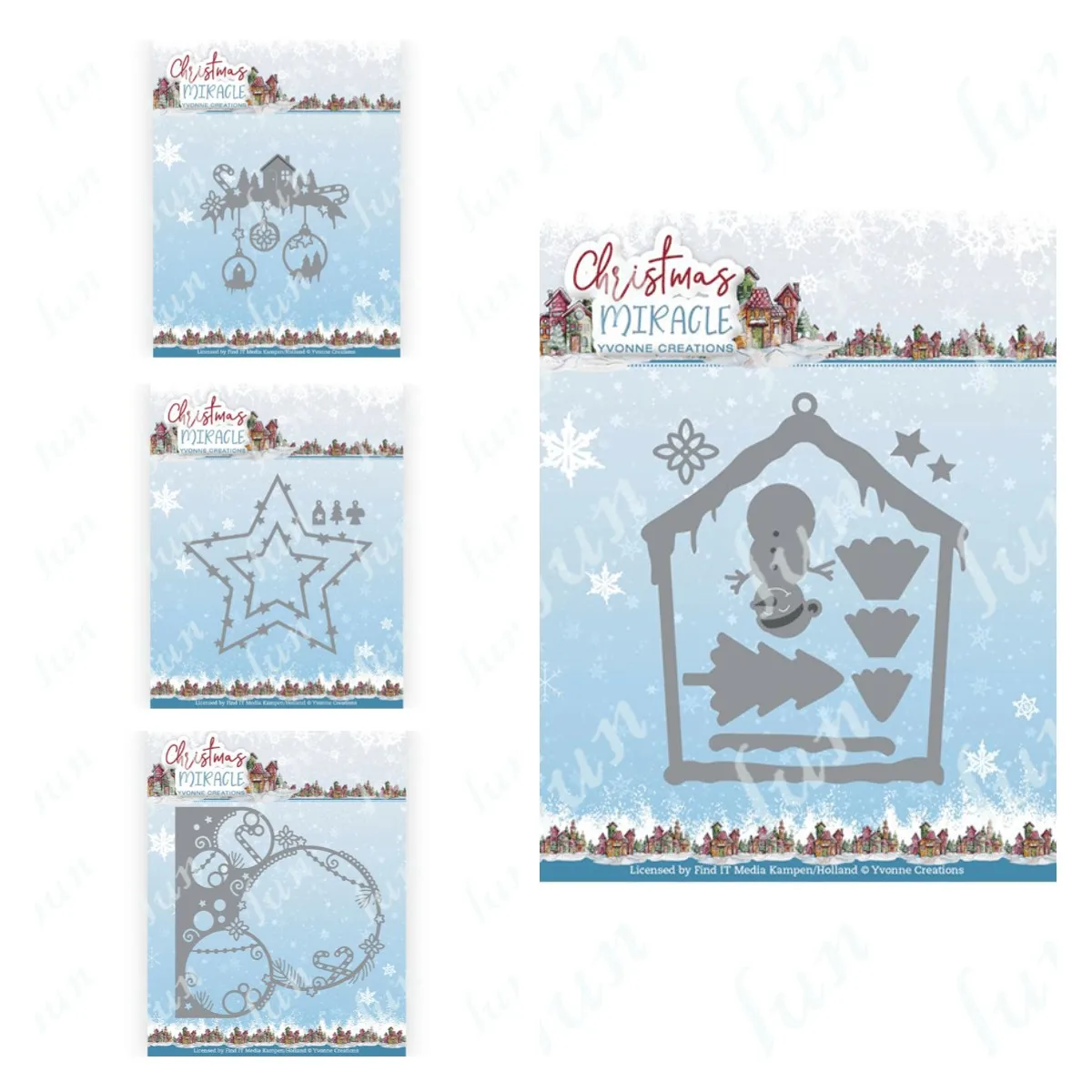 

New Metal Cutting Dies for Scrapbooking Diy Paper Card Embossing Festive Christmas Star Snowman Scene Decorations Mold Template