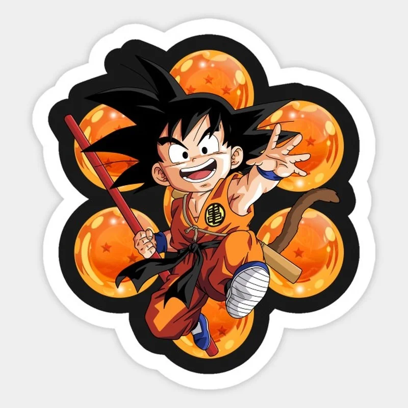 

Мультяшная наклейка для автомобиля Goku, Солнцезащитная наклейка для чемодана, мотоцикла, автомобильные аксессуары, украшение из ПВХ, 10 см x 10 ...