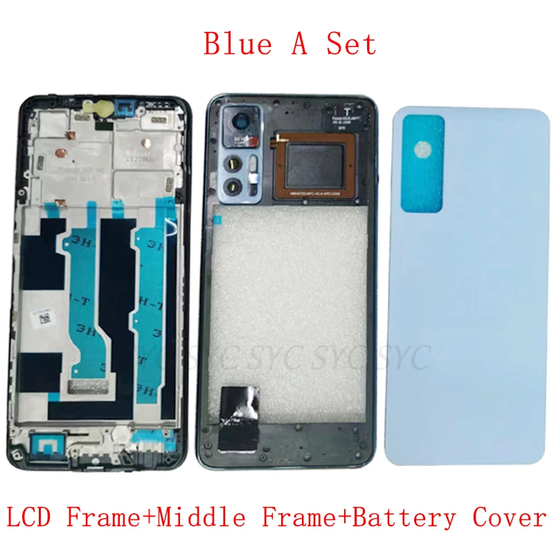 Задняя крышка батарейного отсека для TCL 30 5G T776H задняя со средней рамкой запасные