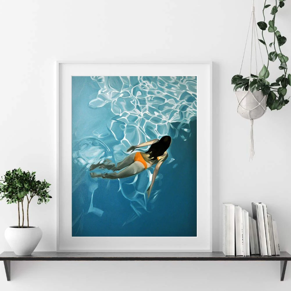 

DIY Hand Painted Drawing Handicraft Kit Artistic Craft Canvas Digital Oil Picture Paint by Number DIY Decortion
