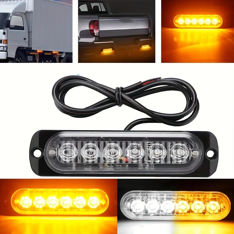 Ультратонкая автомобильная лампа Amagi 6 светодиодов задняя сторона грузовика