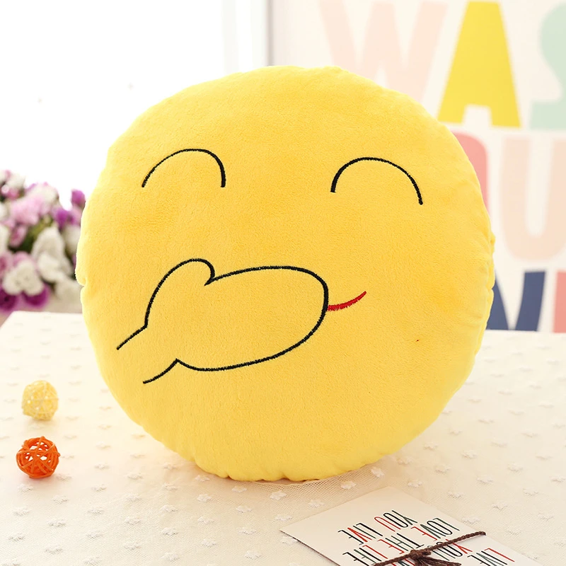Plush Stuffed Pillows Creativity Cute Soft Emoticons Pack Pillow Gift For Girl Friend Plush Toys Kids Toys Christmas Birthday G images - 6
