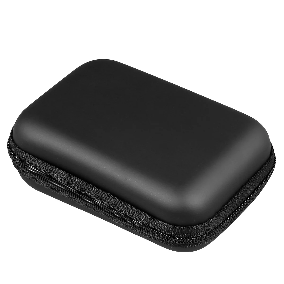 

1 pc Fingertip Bag Black Zipper Portable Storage Bag for Outdoor