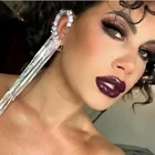 JIJIAWENHUA Новые Креативные блестящие серьги-подвески с крючком для ушей женские серьги для уживечерние ринки свадьбы модные ювелирные аксессуары