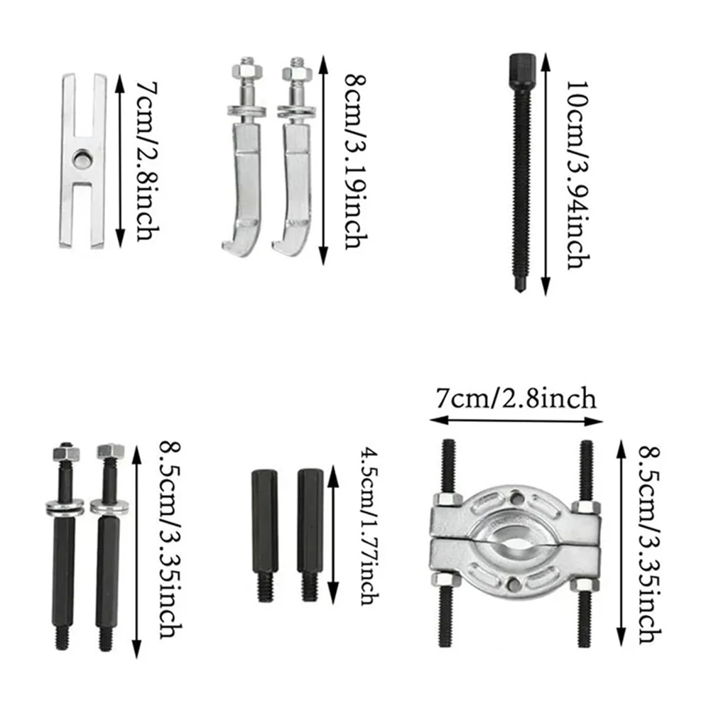 9 шт. набор съемников подшипников сверхмощный стальной комплект сепараторов